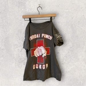 Throat Punch Donor T Shirr Size Medium